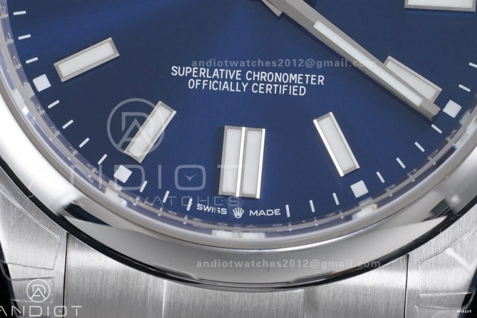 VSF Edition Oyster V2 124300 41mm DD3230 904L Dial Perpetual Blue Steel 1:1 Best 0219